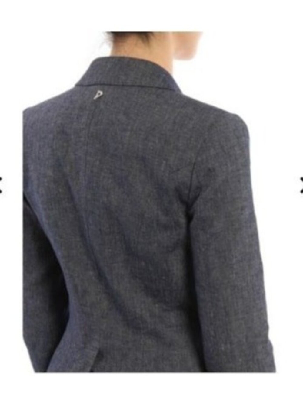 NWT Dondup Lissa Cotton and Linen Single Breasted Blazer S - Picture 2 of 16